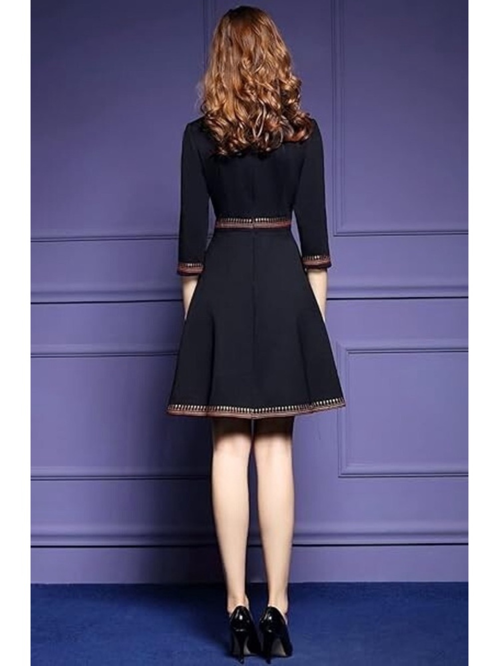 NWT Lai Meng Five Cats Embroidered Dress - Picture 6 of 14
